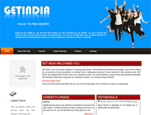 Tablet Screenshot of getindia.co.in